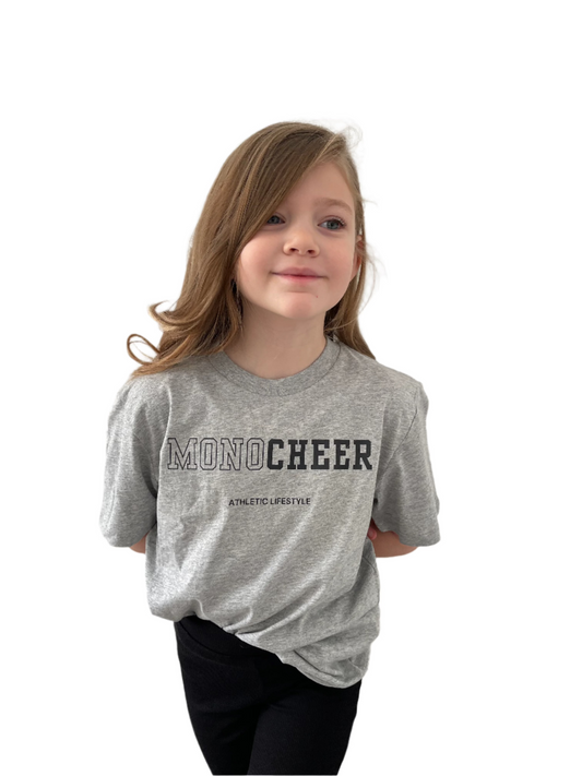 The Grey MONOCHEER Essentials Kids Tee